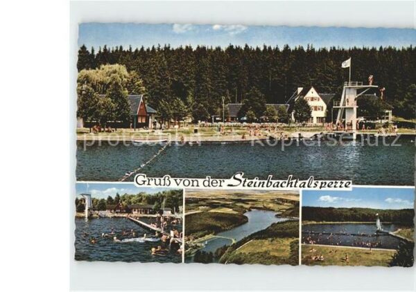 Kirchheim Euskirchen Steinbachtalsperre Naturschwimmbad Boot
