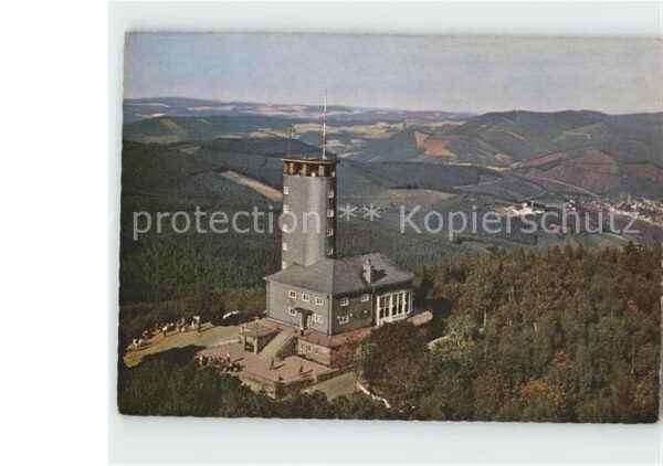 Kirchhundem Aussichtsturm Hohe Bracht Fliegeraufnah