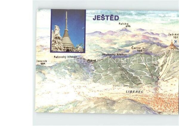 Jested Nejvyssi hora Jestedskeho hrbetu Luzick