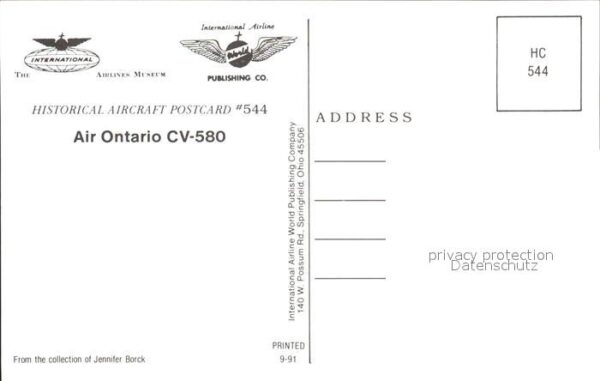 Flugzeuge Zivil Air Ontario CV-580 – Bild 2