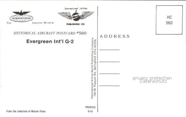 Flugzeuge Zivil Evergreen Int'l G-2 – Bild 2