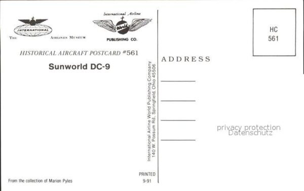 Flugzeuge Zivil Sunworld DC-9 – Bild 2