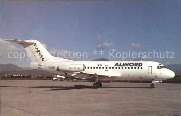 Flugzeuge Zivil Alinord Fokker F.28-1000 I-TIBB c/n 110