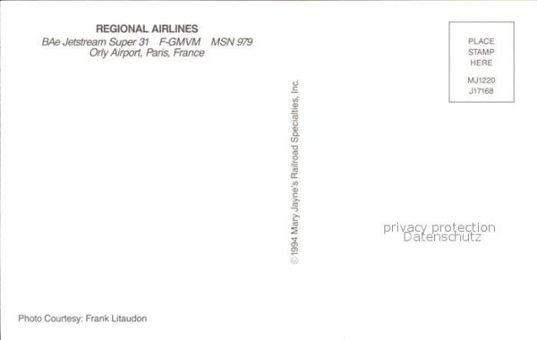 Flugzeuge Zivil Regional Airlines BAe Jetstream Super 3 – Bild 2