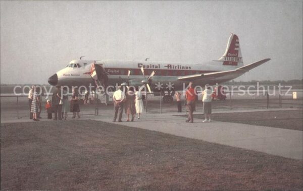 Flugzeuge Zivil Capital Airlines Viscount 745D N7452 MS
