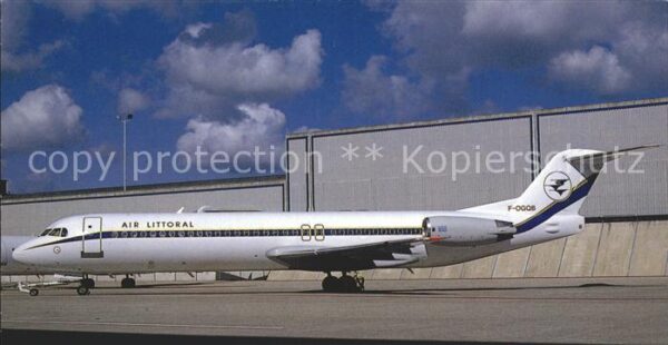 Flugzeuge Zivil Air Littoral F-OGQB Fokker 100 c/n 1127