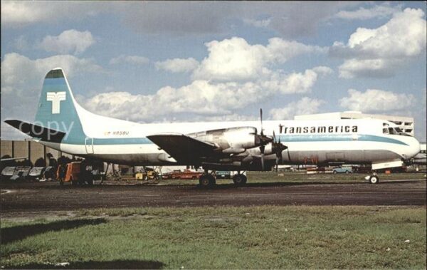 Flugzeuge Zivil Transamerica Airlines Lockheed L-188CF