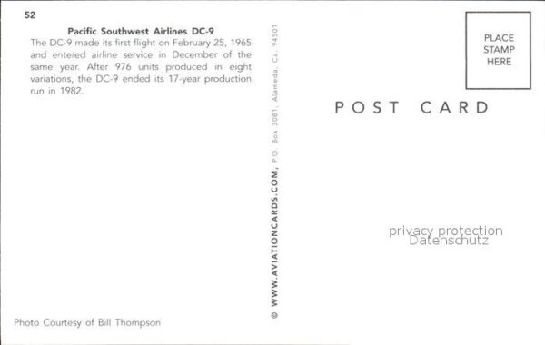 Flugzeuge Zivil PSA Pacific Southwest Airlines DC-9 – Bild 2