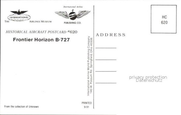 Flugzeuge Zivil Frontier Horizon B-727 – Bild 2