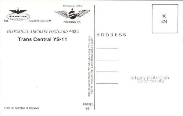 Flugzeuge Zivil Trans Central YS-11 – Bild 2