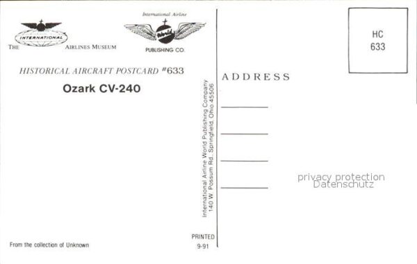 Flugzeuge Zivil Ozark CV-240 – Bild 2