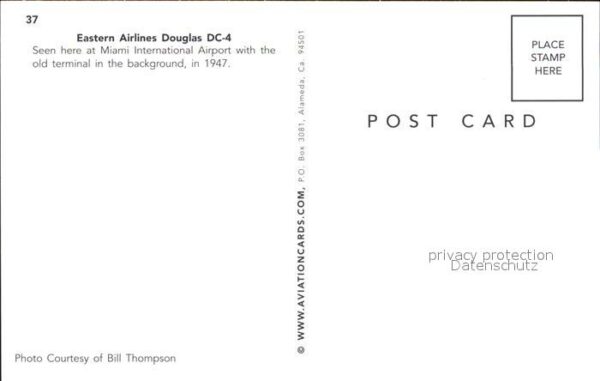 Flugzeuge Zivil Eastern Airlines Douglas DC-4 – Bild 2