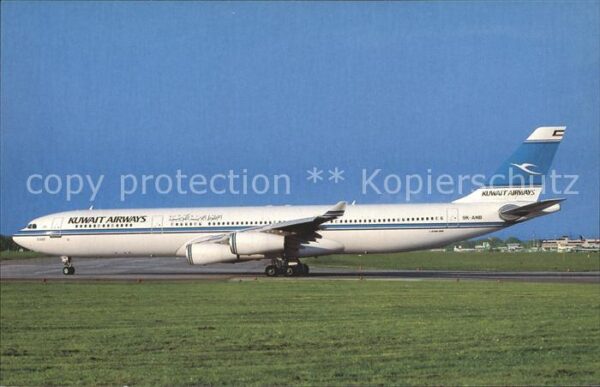 Flugzeuge Zivil Kuwait Airways Al Sabahiya 9K-ANB A340-