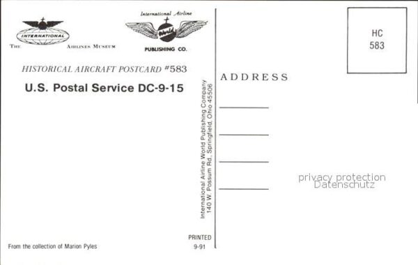 Flugzeuge Zivil U.S. Postal Service DC-9-15 – Bild 2