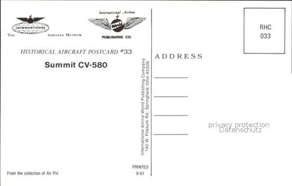 Flugzeuge Zivil Summit CV-580 – Bild 2