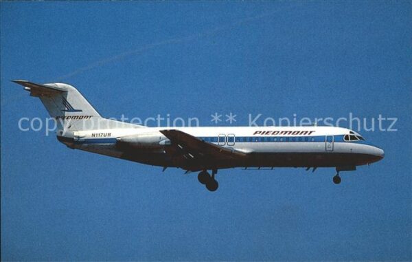Flugzeuge Zivil Piedmont Airlines Fokker F-28-4000 N117