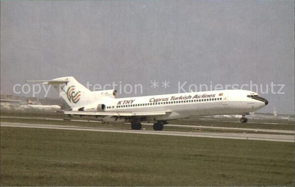 Flugzeuge Zivil Cyprus Turkish Airlines Boeing 727-2F2A