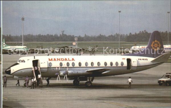 Flugzeuge Zivil Mandala Viscount 816 PK-RVS