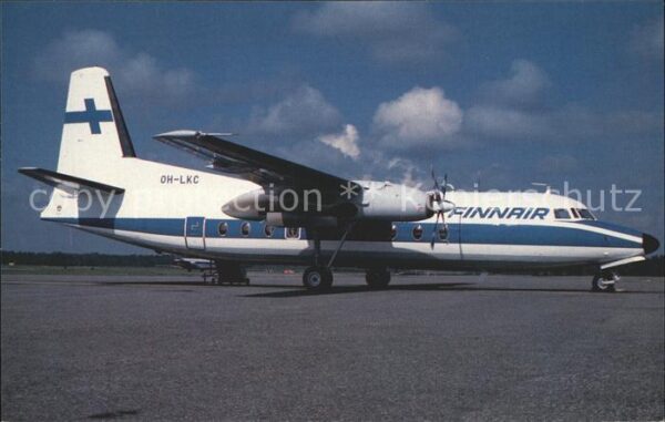 Flugzeuge Zivil Finnair Fokker F-27-200 OH-LKC