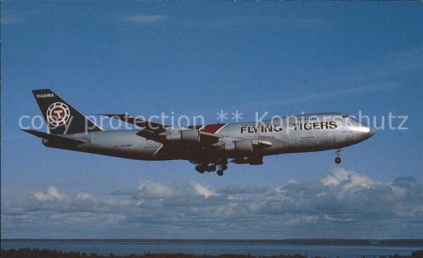 Flugzeuge Zivil Flying Tigers Boeing 747-245F N816FT c/