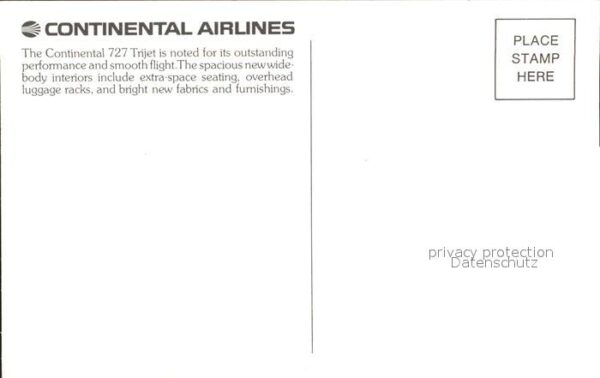 Flugzeuge Zivil Continental Airlines 727 – Bild 2
