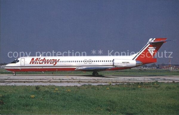 Flugzeuge Zivil Midway McDouglas MD-87 N802ML c/n 19725