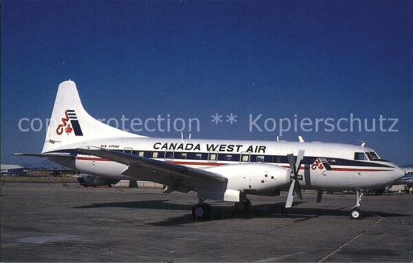 Flugzeuge Zivil Canada West Air C-FCWE Convair 640
