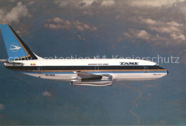 Flugzeuge Zivil Tame Ecuador Boeing 737-2V2 HC-BIG/FAE