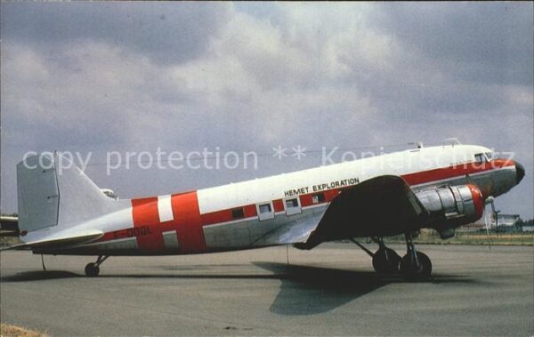 Flugzeuge Zivil Hemet Exploration Douglas DC-3C F-ODQL