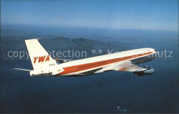Flugzeuge Zivil TWA Trans World Airlines Boeing 707