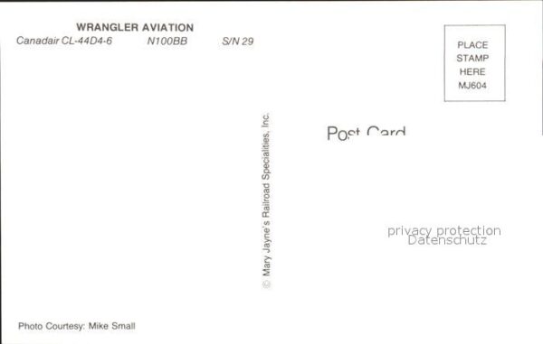 Flugzeuge Zivil Wrangler Aviation Canadair CL-44D4-6 N1 – Bild 2