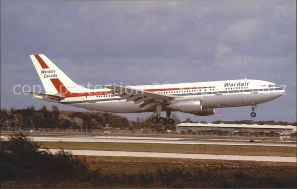 Flugzeuge Zivil Wardair Canada Airbus Industrie A300B-4