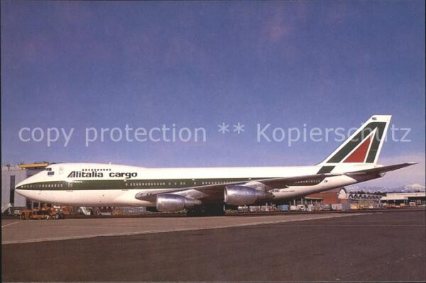 Flugzeuge Zivil Alitalia Cargo Boeing 747/243B I-DEMC c