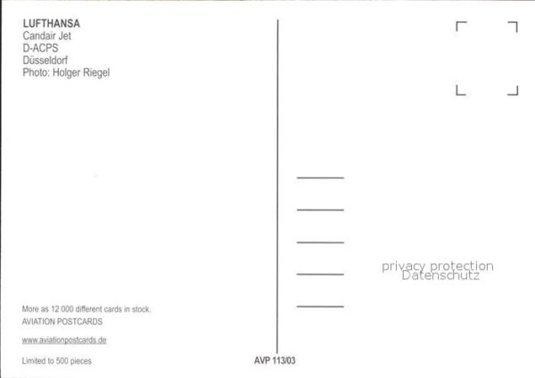 Lufthansa Star Alliance Candair Jet D-ACPS – Bild 2
