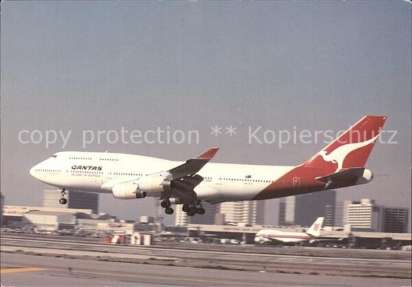 Flugzeuge Zivil Qantas 747-400 VH-0JC