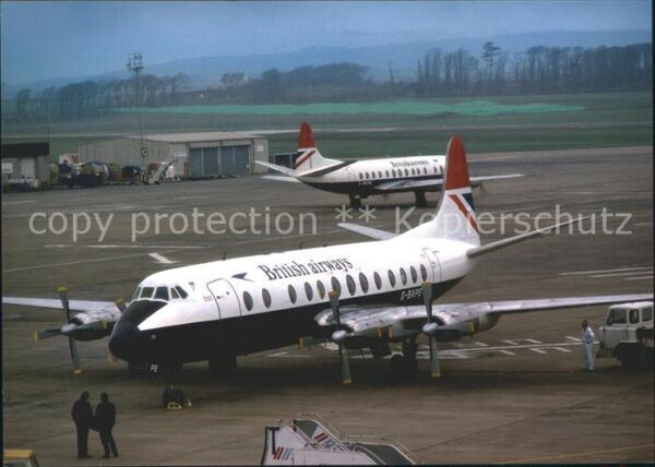 Flugzeuge Zivil British Airways Vickers Viscount VC-814