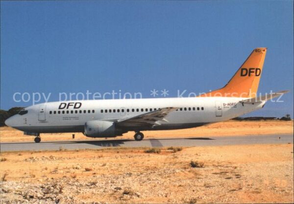 Flugzeuge Zivil DFD 737-300 D-AGEC