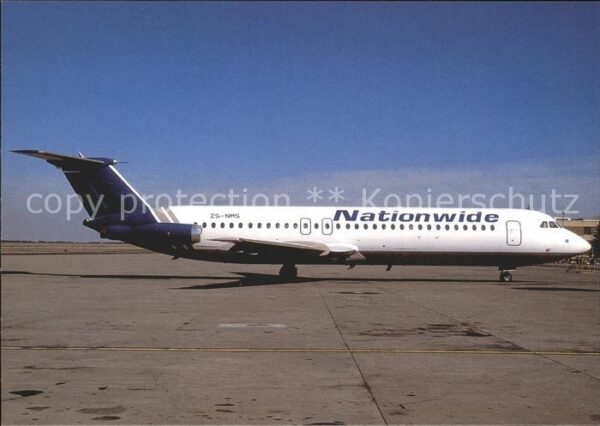 Flugzeuge Zivil Nationwide Air Bac 1-11-509EW ZS-NMS c/
