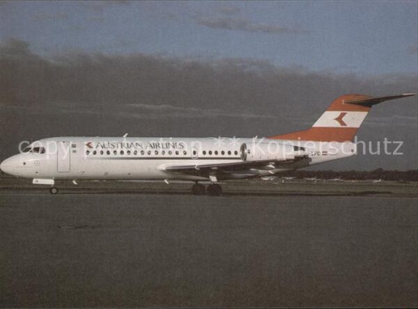 Flugzeuge Zivil Austrian Airlines Fokker 70 OE-LFO