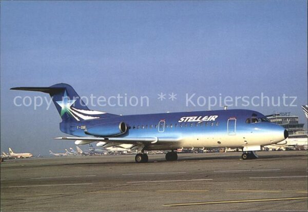 Flugzeuge Zivil Stellair Fokker F-28.1000 F-GIAI