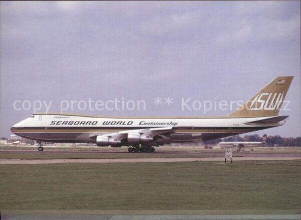 Flugzeuge Zivil American Freighter Seaboard World Boein