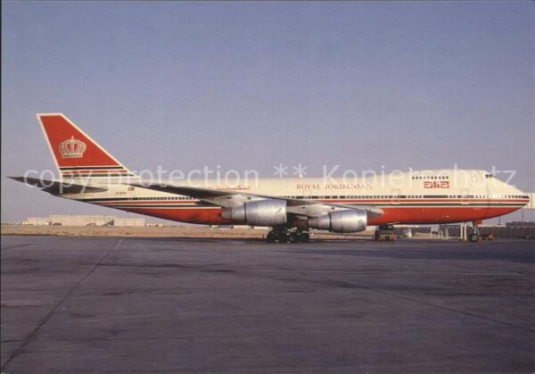 Flugzeuge Zivil Alia-Royal Jordanian Boeing 747-2D3B JY