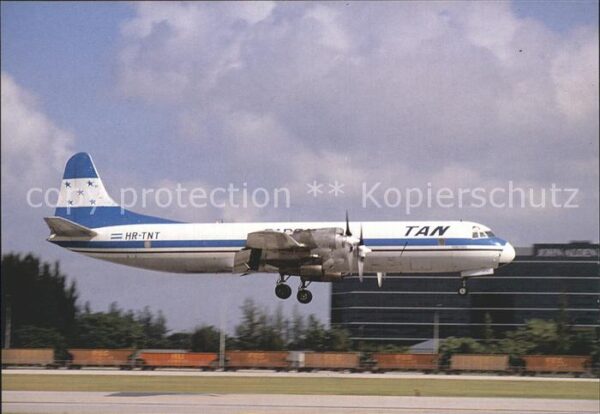 Flugzeuge Zivil TAN Honduras Lockheed 188 Electra HR-TN