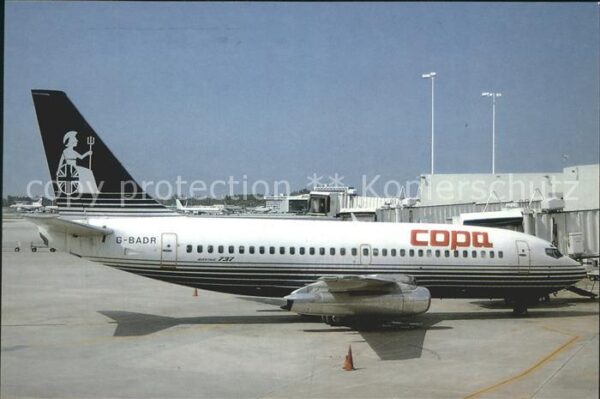Flugzeuge Zivil COPA Panama Boeing 737-204 G-BADR col.