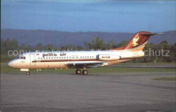 Flugzeuge Zivil Pelita Air Matak Fokker 28 Fellowship 4