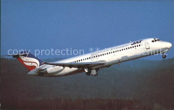 Flugzeuge Zivil JAT McDonnell Douglas DC-9-32 YU-AJL cn