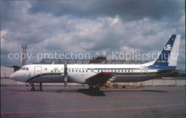 Flugzeuge Zivil Uzbekistan Airways IL-114 UK-91001 c/n