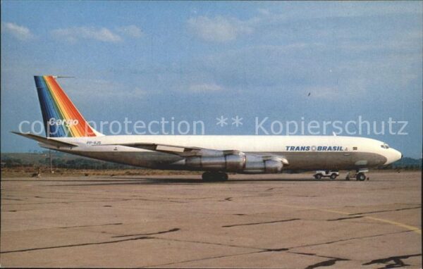 Flugzeuge Zivil Transbrasil Cargo Boeing 707-341C PP-VJ