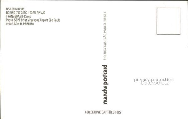 Flugzeuge Zivil Transbrasil Cargo Boeing 707-341C PP-VJ – Bild 2