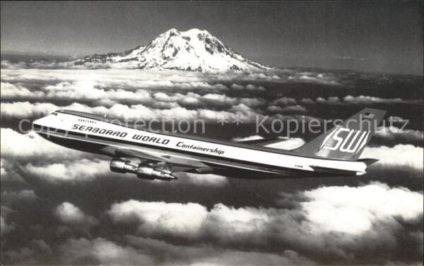 Flugzeuge Zivil Seabord World Airlines Boeing 747F